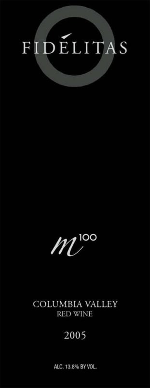 Fidelitas M100 Red 2005 Front Label