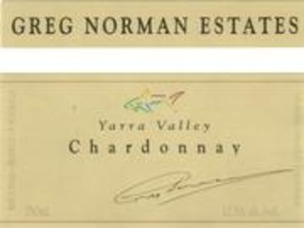 Greg Norman Estates Yarra Valley Chardonnay 1999 Front Label