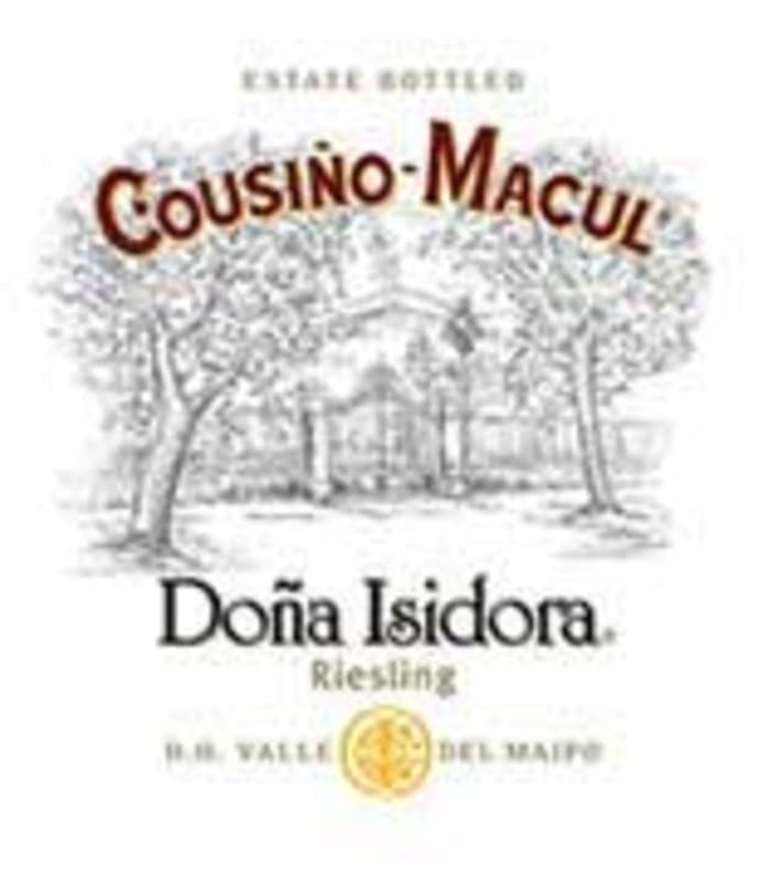 Cousino Macul Riesling Dona Isadora 2007 Front Label