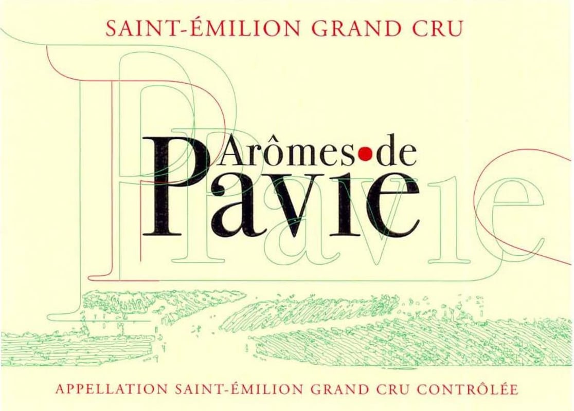Chateau Pavie Les Aromes de Pavie 2006 Front Label