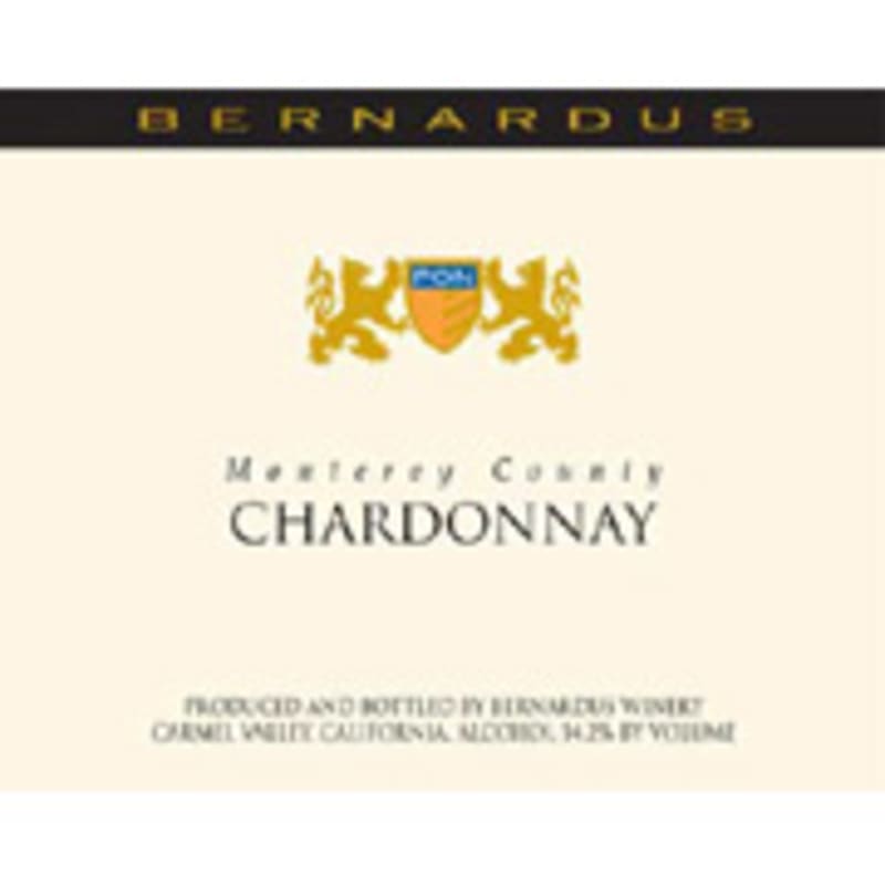 Bernardus Monterey County Chardonnay (375ML half-bottle) 2006 Front Label