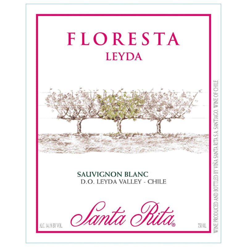 Santa Rita Floresta Leyda Sauvignon Blanc 2007 Front Label