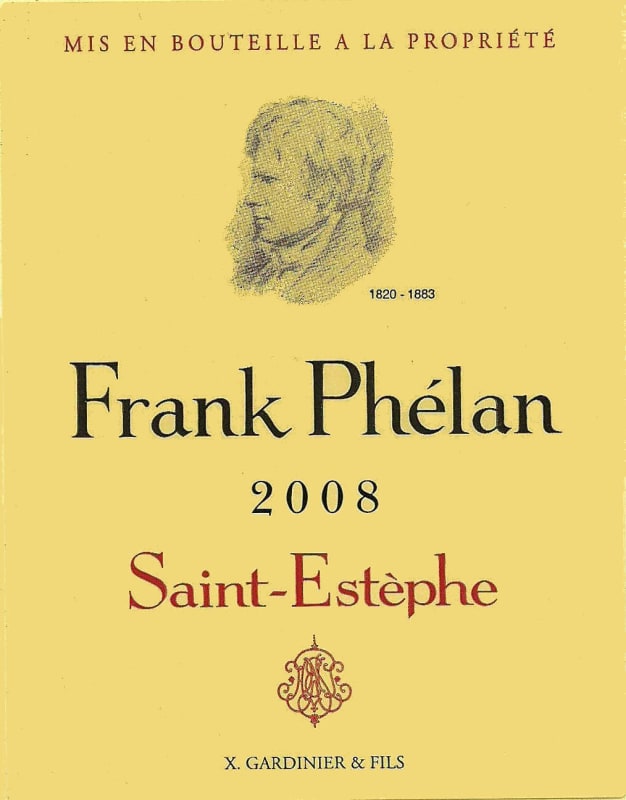 Chateau Phelan Segur Frank Phelan 2008 Front Label