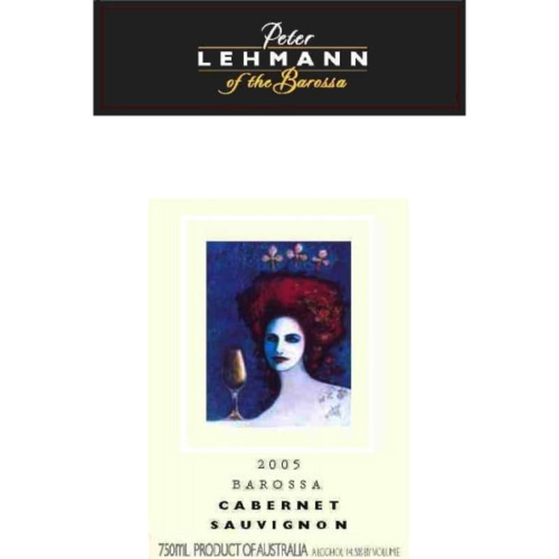 Peter Lehmann Cabernet Sauvignon 2005 Front Label
