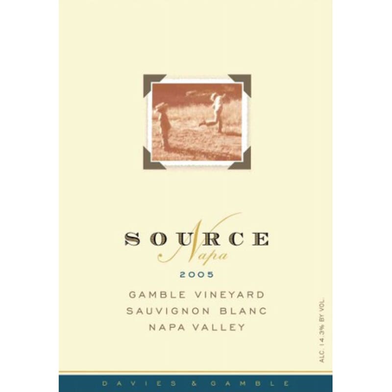 Source Napa Gamble Vineyard Sauvignon Blanc 2005 Front Label