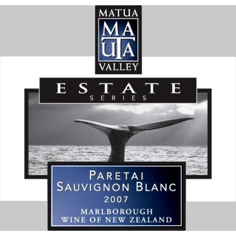Matua Paretai Sauvignon Blanc 2007 Front Label