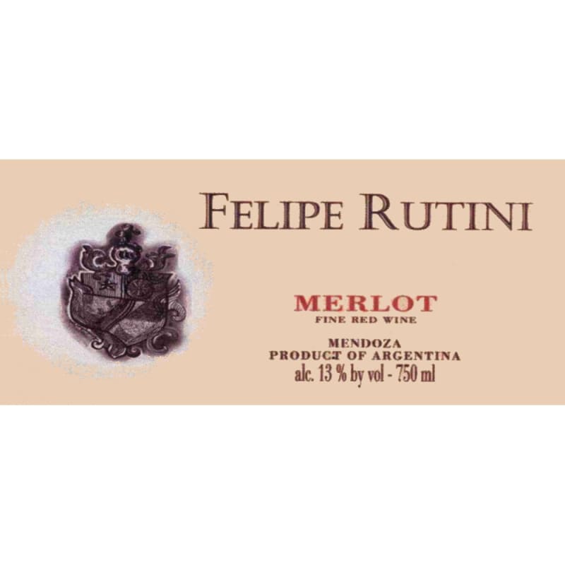 Rutini Merlot 2005 Front Label