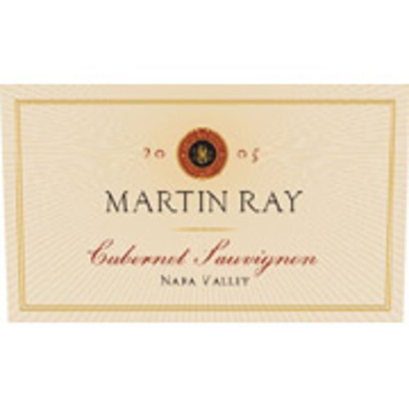 Martin Ray Napa Valley Cabernet Sauvignon 2005 Front Label