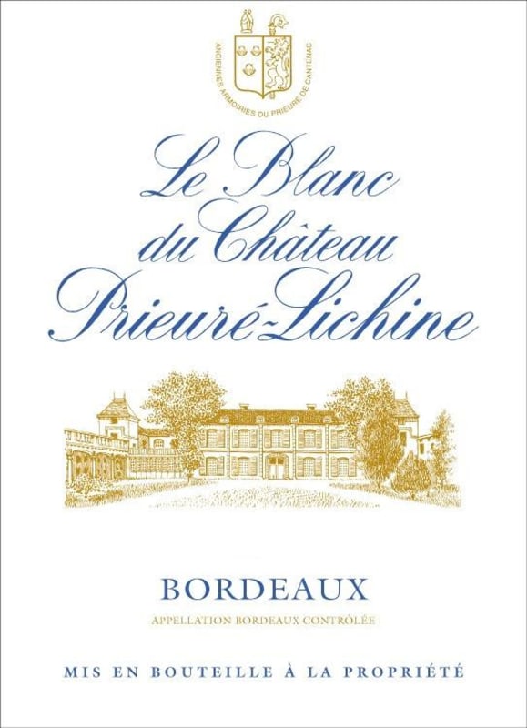 Chateau Prieure-Lichine Blanc 2013 Front Label
