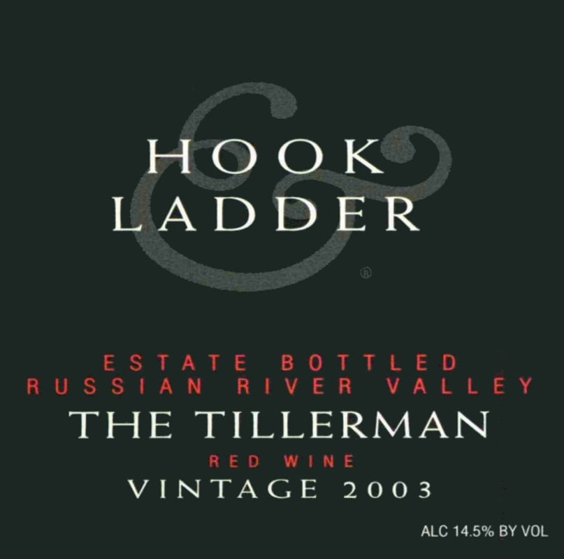 Hook & Ladder The Tillerman Red 2003 Front Label