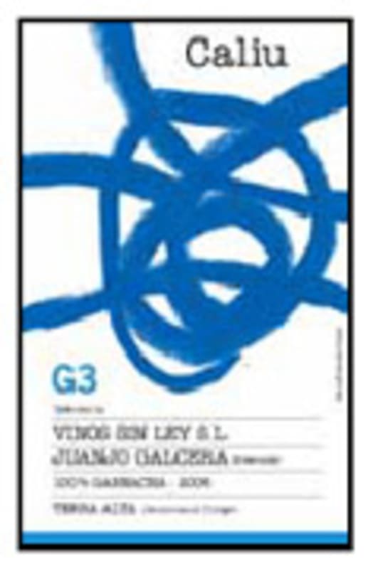 Vinos Sin-Ley G3 Garnacha Terra Alta 2006 Front Label
