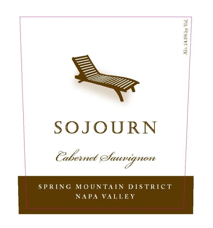 Sojourn Spring Mountain Cabernet Sauvignon 2010 Front Label