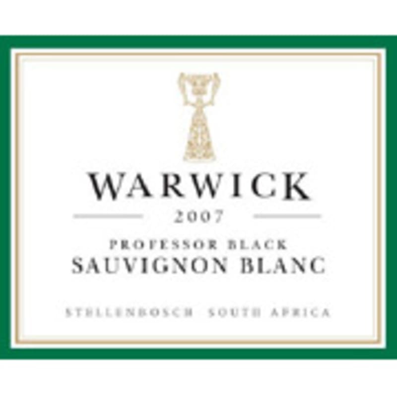 Warwick Professor Black Sauvignon Blanc 2007 Front Label