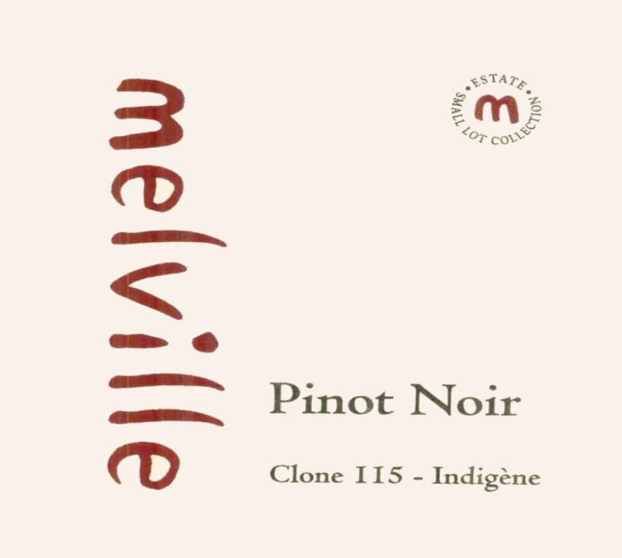 Melville Clone 115 Indigene Pinot Noir 2010 Front Label