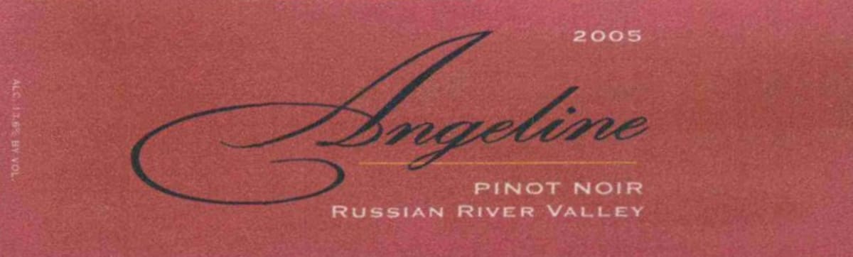 Angeline Pinot Noir 2005 Front Label