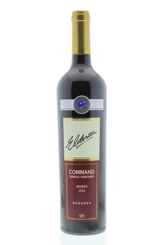 Elderton Command Shiraz 2004 Front Bottle Shot