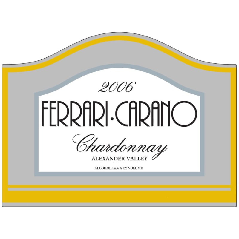 Ferrari-Carano Chardonnay 2006 Front Label