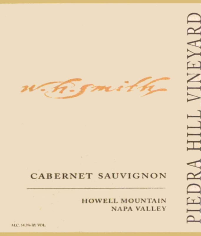W.H. Smith Piedra Hill Vineyard Bronze Label Cabernet Sauvignon 2013 Front Label