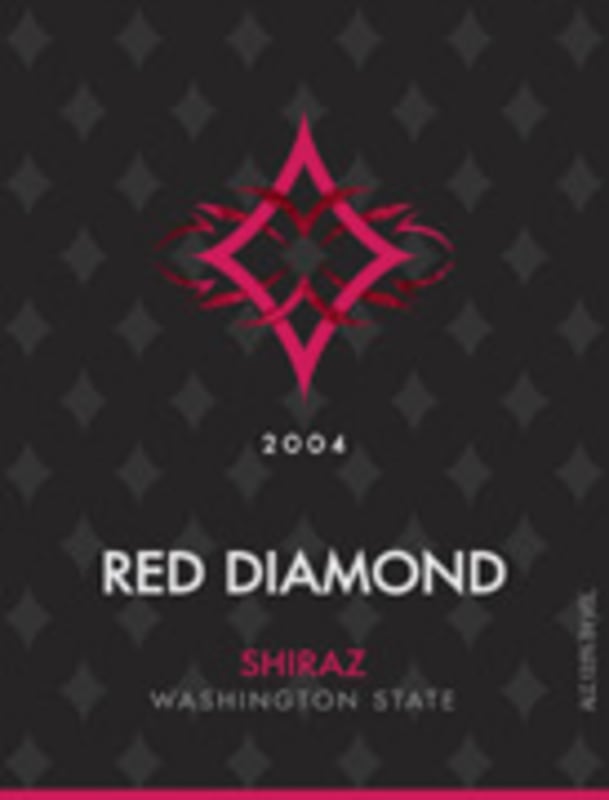 Red Diamond Shiraz 2004 Front Label