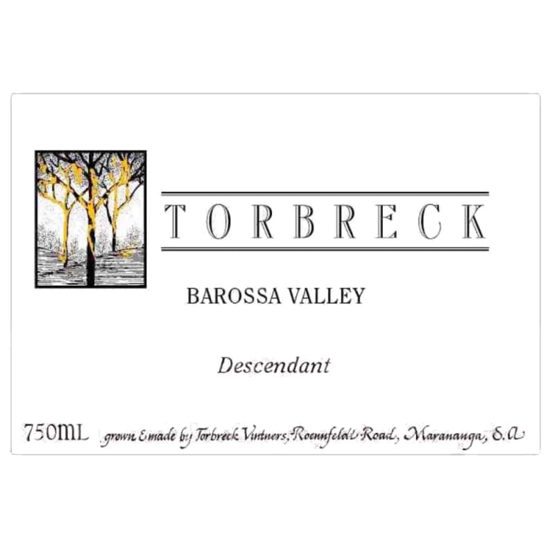 Torbreck Descendant Shiraz 2006 Front Label