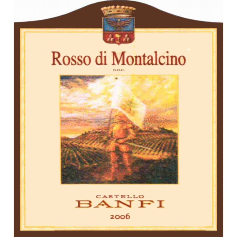 Banfi Rosso di Montalcino 2006 Front Label