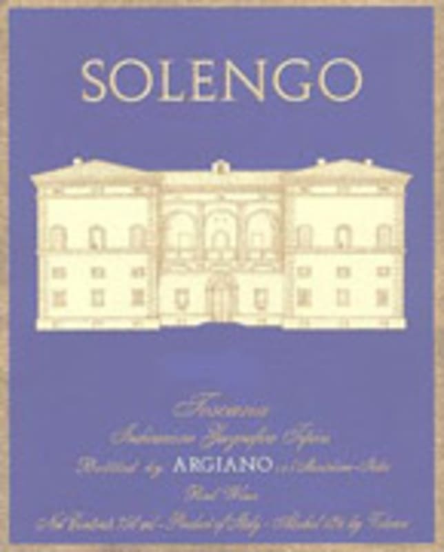 Argiano Solengo 2004 Front Label