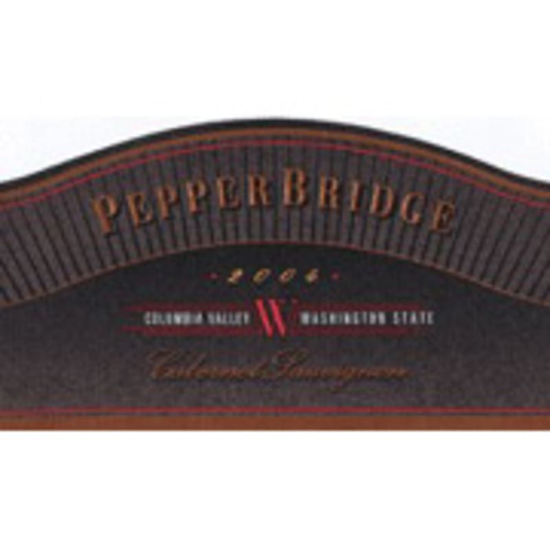 Pepper Bridge Winery Cabernet Sauvignon 2004 Front Label