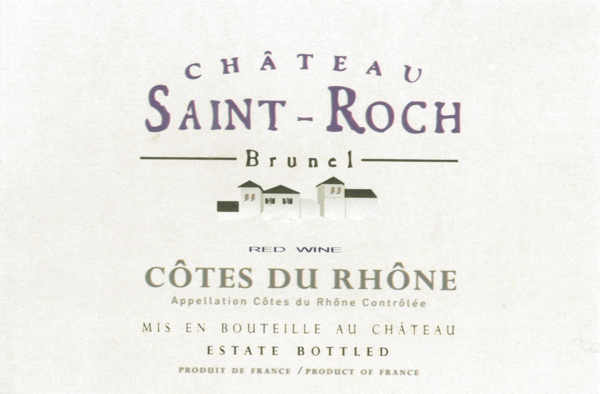 Chateau Saint-Roch Cotes du Rhone 2014 Front Label