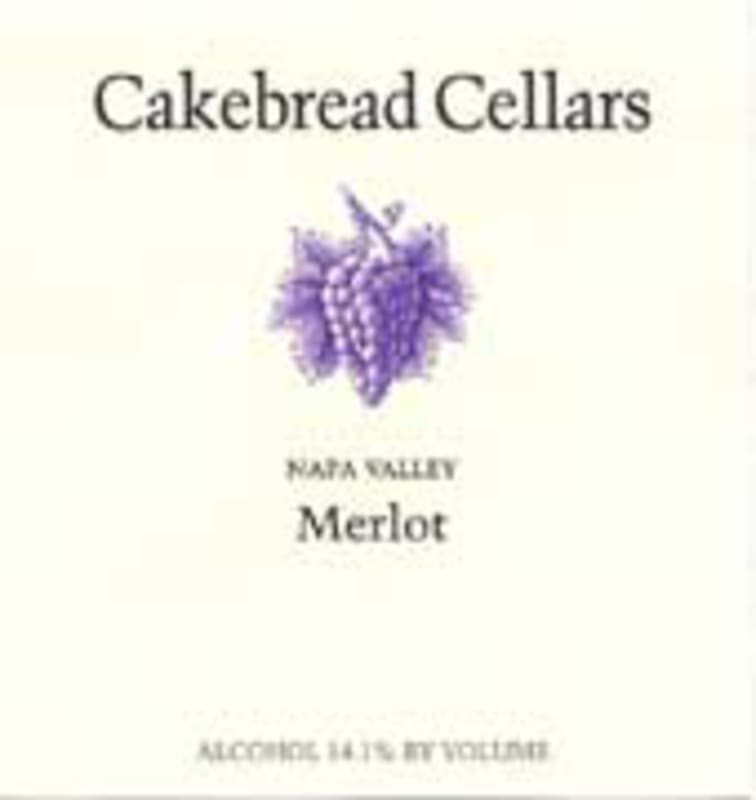 Cakebread Merlot 2005 Front Label