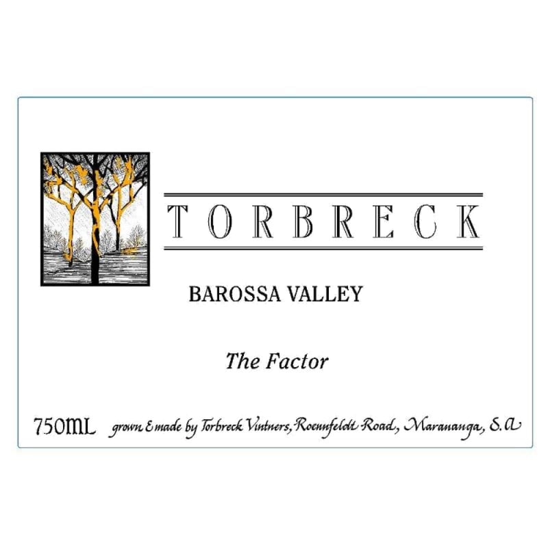 Torbreck The Factor Shiraz 2005 Front Label