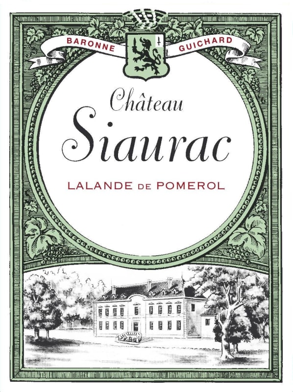 Chateau Siaurac Lalande de Pomerol 2015 Front Label