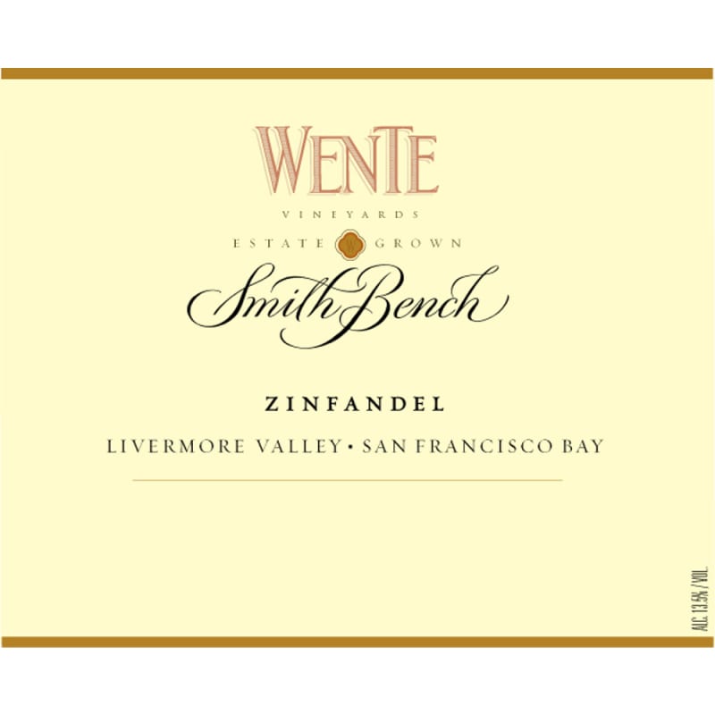 Wente Smith Bench Zinfandel 2005 Front Label