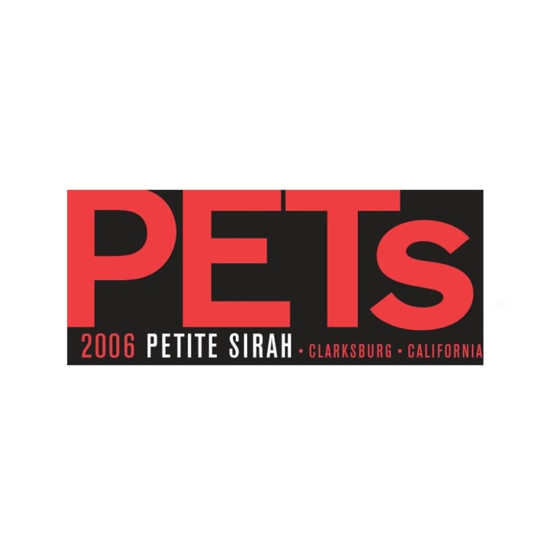 Vinum Cellars Pets Petite Sirah 2006 Front Label