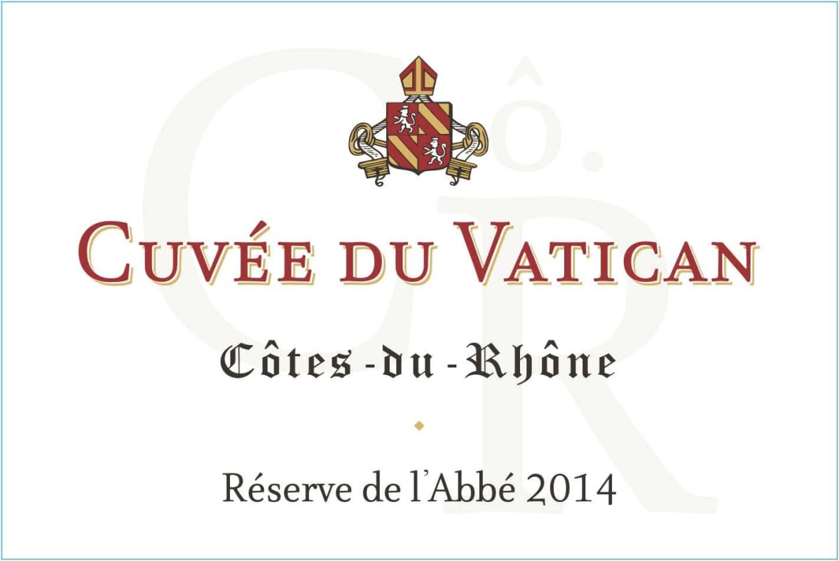 Chateau Sixtine Cuvee de Vatican Reserve de L'Abbe 2014 Front Label