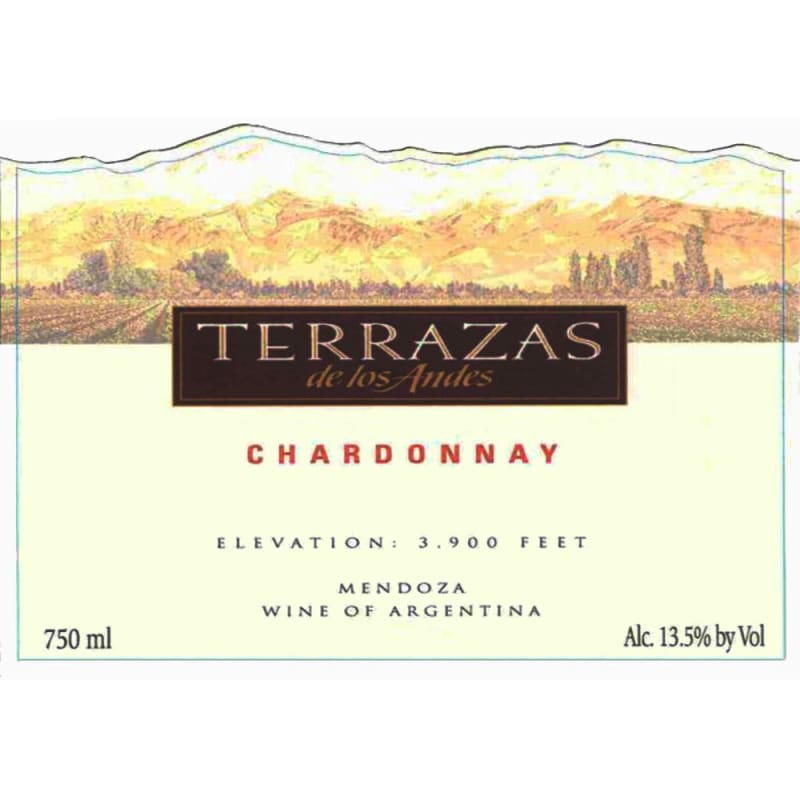 Terrazas de los Andes Chardonnay 2006 Front Label