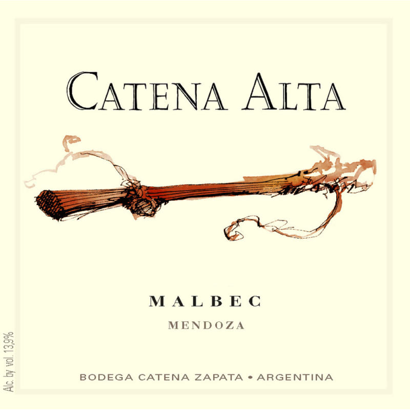 Catena Alta Malbec 2005 Front Label