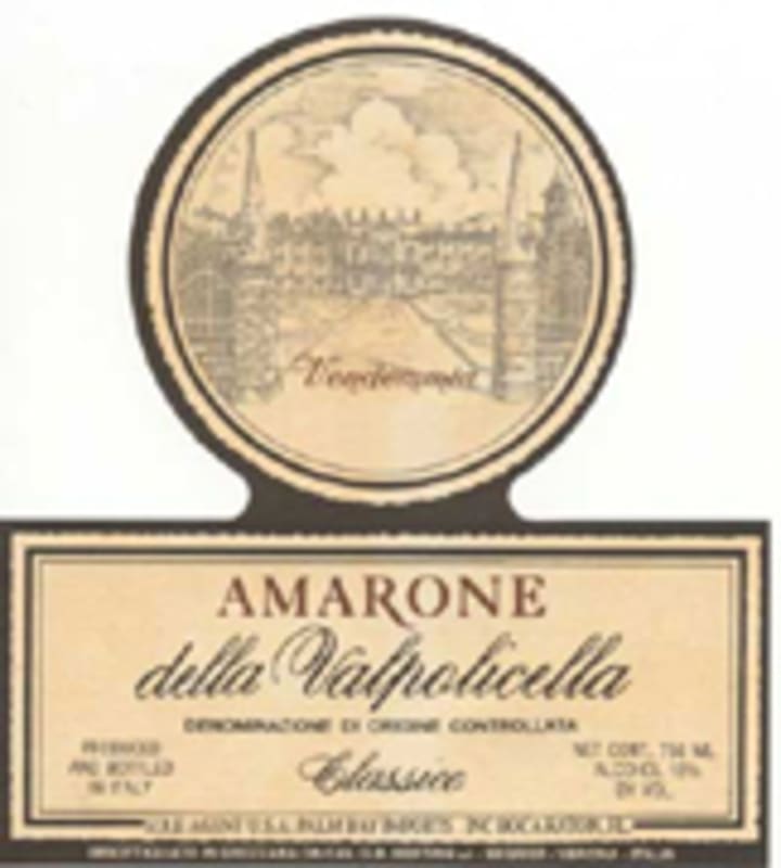 Bertani Amarone Classico 2000 Front Label