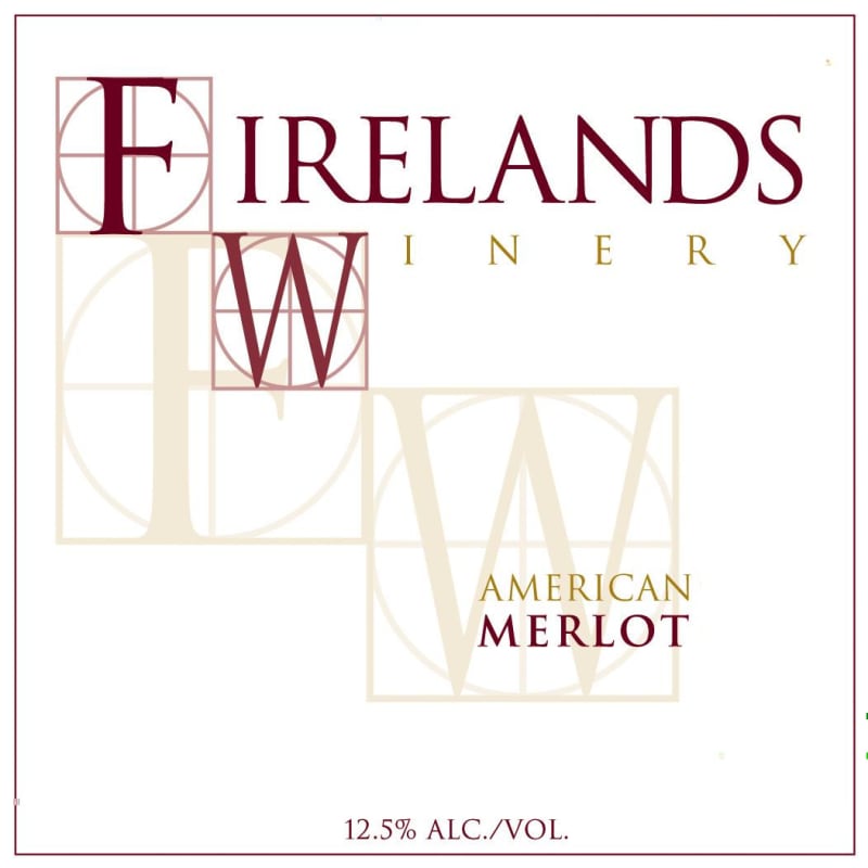 Firelands Merlot 2005 Front Label