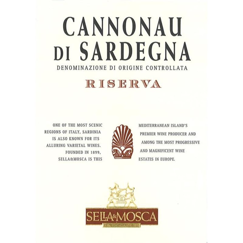 Sella & Mosca Cannonau di Sardegna Riserva 2006 Front Label