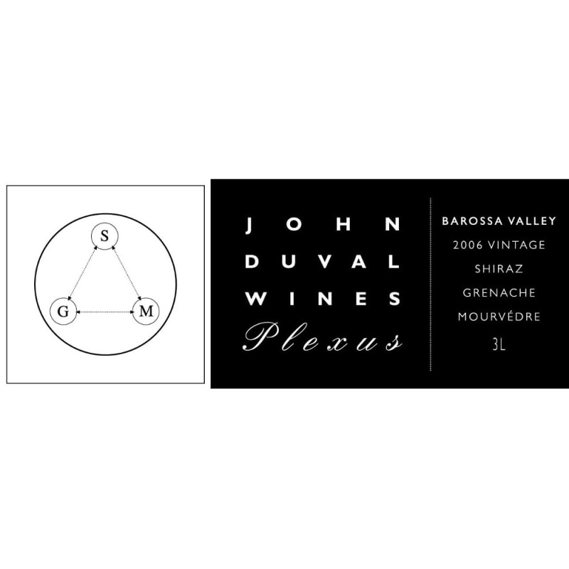John Duval Plexus Red 2006 Front Label