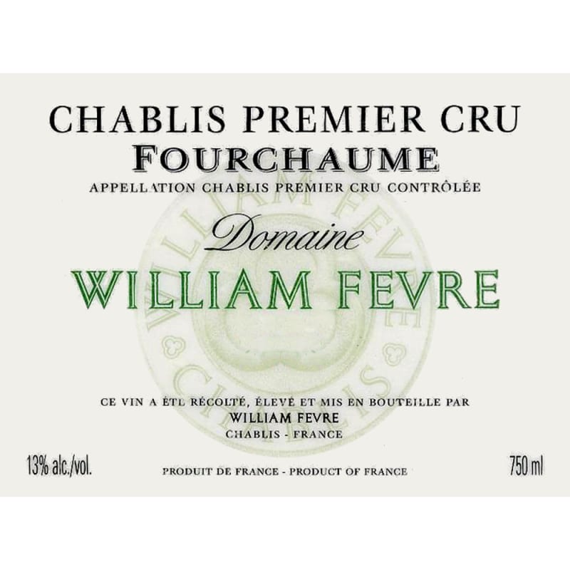 William Fevre Chablis Fourchaume Premier Cru (375ML half-bottle) 2007 Front Label