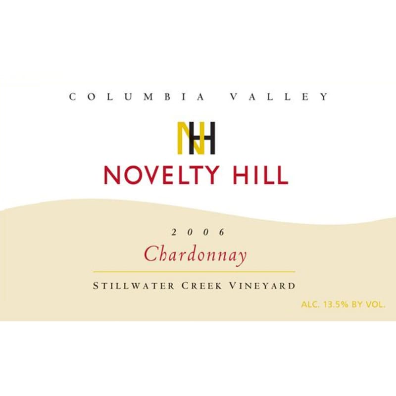 Novelty Hill Stillwater Creek Chardonnay 2006 Front Label