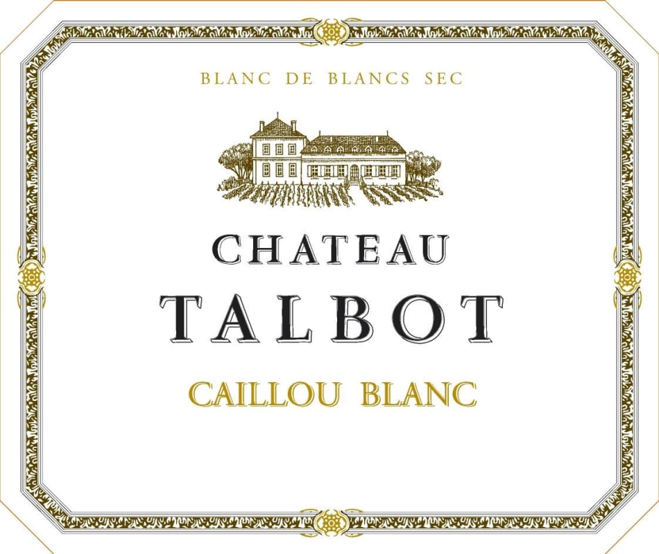 Chateau Talbot Caillou Blanc 2011 Front Label
