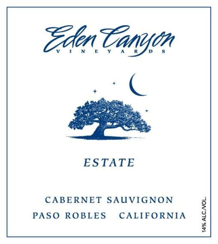 Eden Canyon Vineyards Estate Cabernet Sauvignon 2008 Front Label