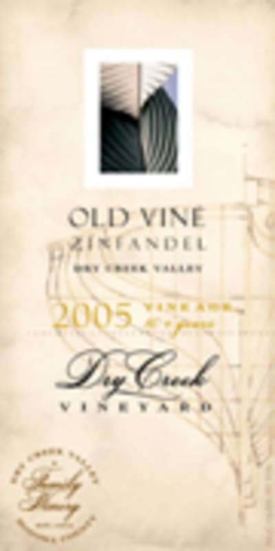 Dry Creek Vineyard Old Vine Zinfandel 2005 Front Label