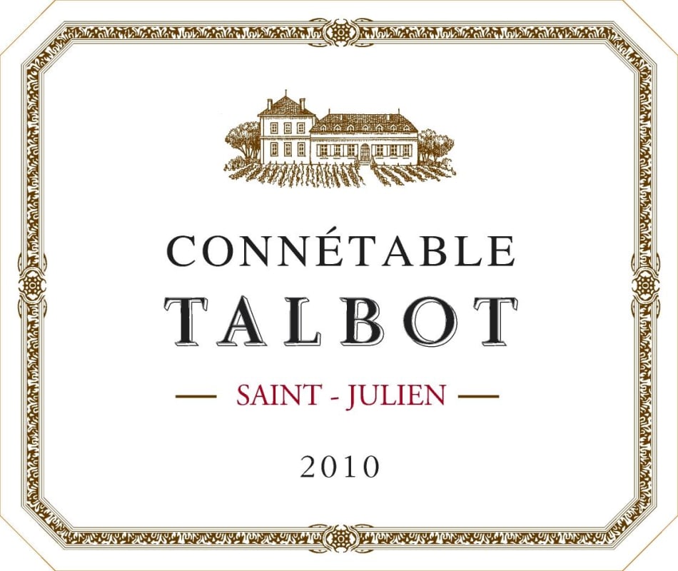 Chateau Talbot Connetable Talbot 2010 Front Label