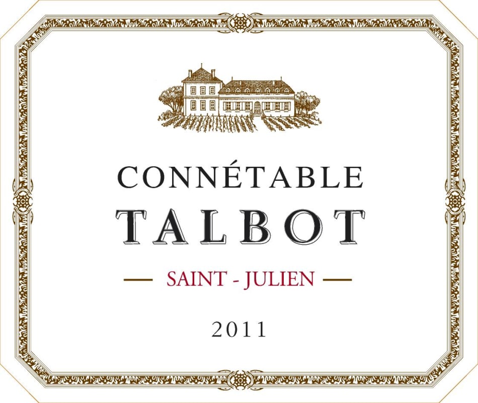Chateau Talbot Connetable Talbot 2011 Front Label