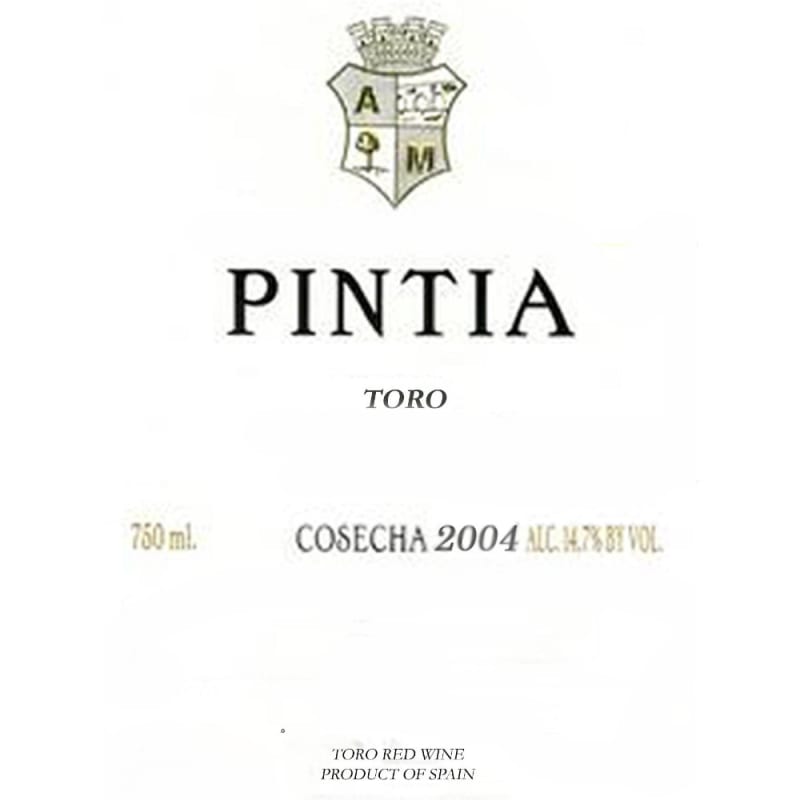 Tempos Vega Sicilia Pintia 2004 Front Label