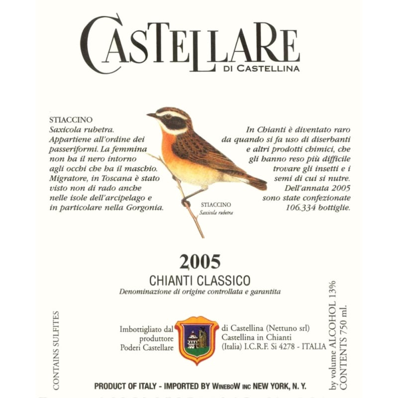 Castellare Chianti Classico 2005 Front Label