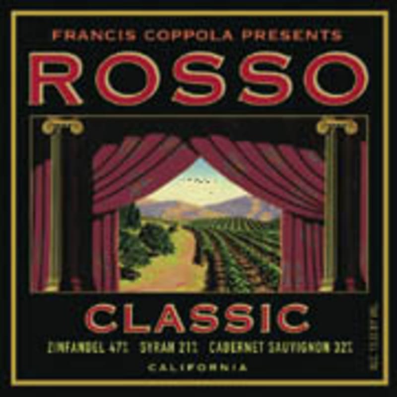 Francis Ford Coppola Rosso 2005 Front Label